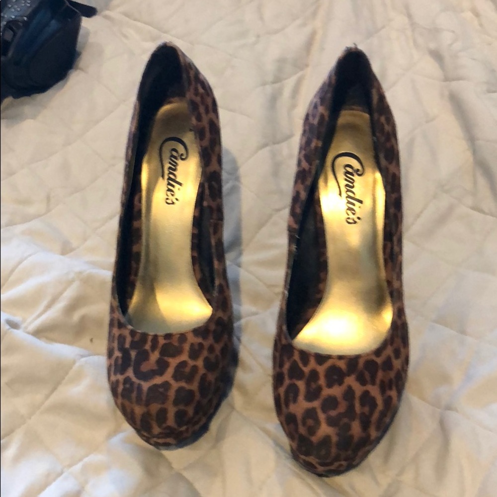 Leopard heels